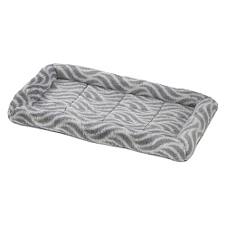 Лежанка MidWest Deluxe Wave Bed для собак и кошек меховая 51х31,5х6,5 см, серая СКИДКА 20%