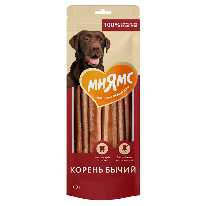 Лакомство Мнямс На каждый день для собак Корень бычий 100 г