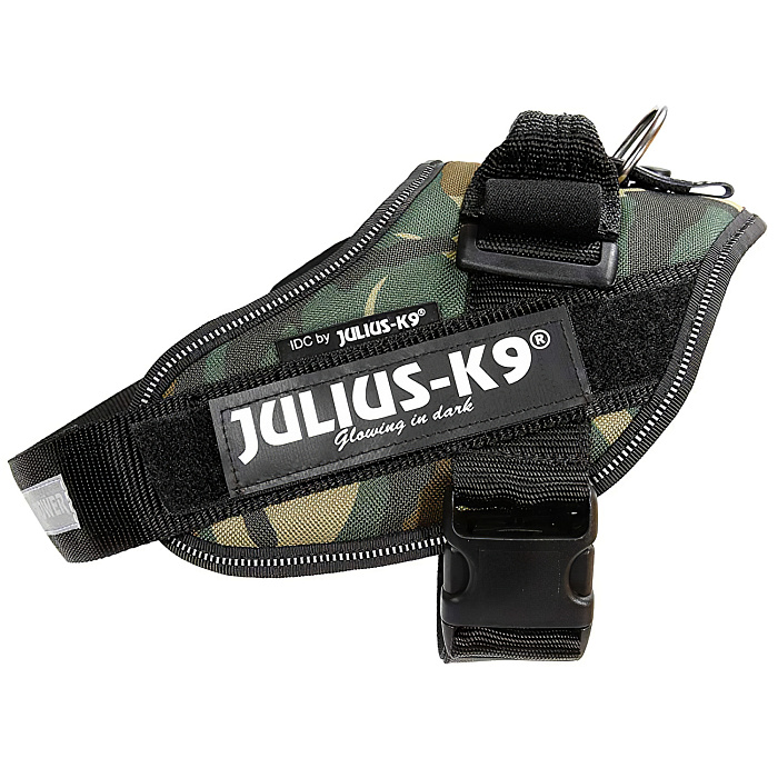 JULIUS-K9 шлейка для собак IDC®-Powerharness 0 (58-76см/ 14-25кг), камуфляж СКИДКА 50%