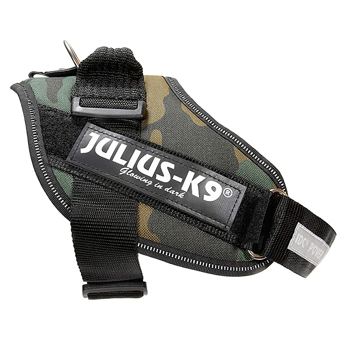 JULIUS-K9 шлейка для собак IDC®-Powerharness 0 (58-76см/ 14-25кг), камуфляж СКИДКА 50%