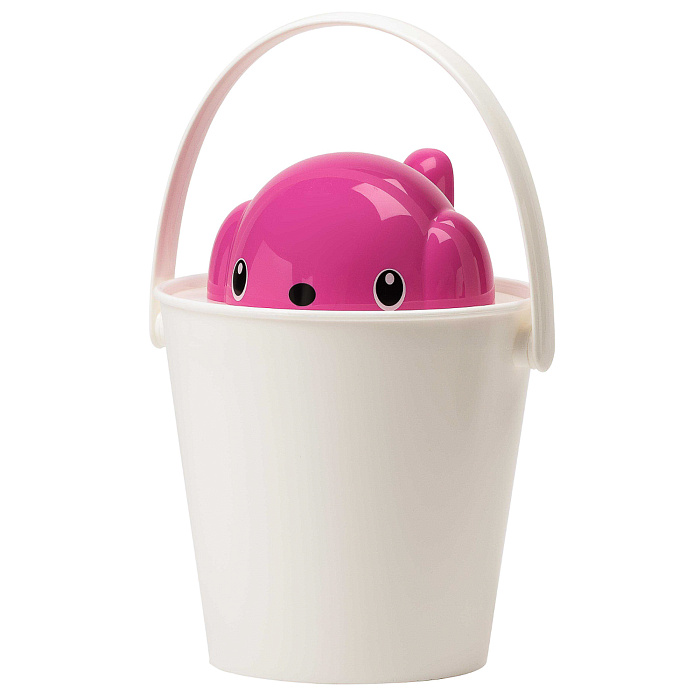 United Pets ведро для сухого корма "Dog-Crock" 7,5 л, белый/цикламен, для собак СКИДКА 50%