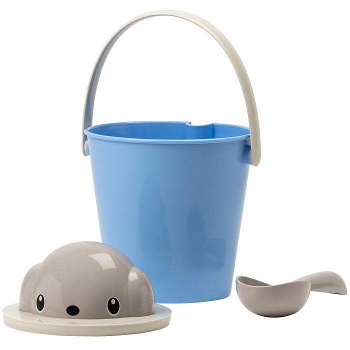 United Pets ведро для сухого корма "Dog-Crock" 7,5 л, серо-голубой, для собак СКИДКА 50%