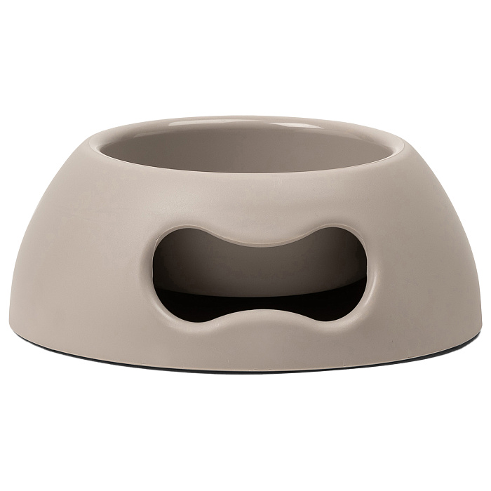 United Pets миска Pappy-small, 350 мл, серая СКИДКА 50%