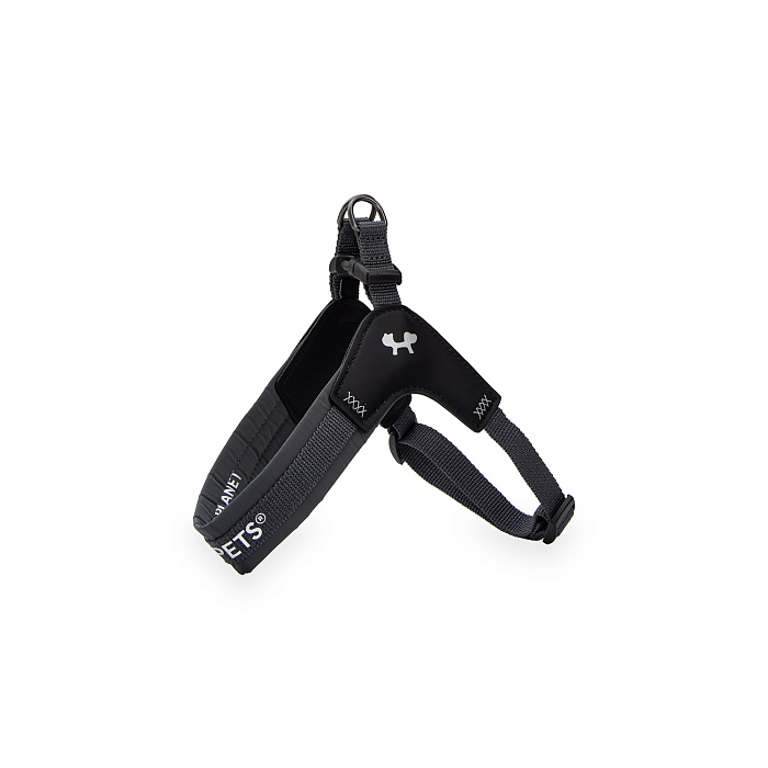Шлейка United Pets для собак Citylife L 20 x 45-60, черный