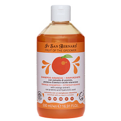 ISB Fruit of the Groomer Orange шампунь для слабой выпадающей шерсти с протеинами овса 500 мл