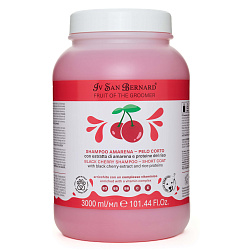 ISB Fruit of the Groomer Black Cherry шампунь для короткой шерсти с протеинами риса 3000 мл