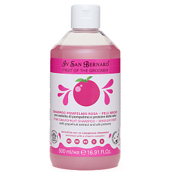 ISB Fruit of the Groomer Pink Grapefruit шампунь для шерсти средней длины с протеинами шелка 500 мл