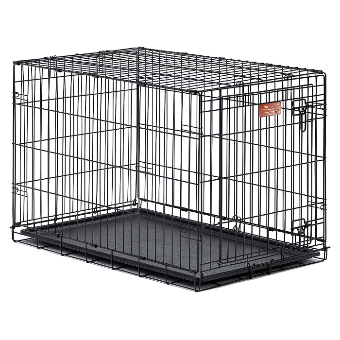 Клетка MidWest iCrate для собак 93х58х63h см, 1 дверь, черная СКИДКА 20%
