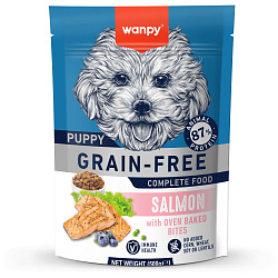 Сухой корм Wanpy Dog беззерновой с лососем для щенков 500 г