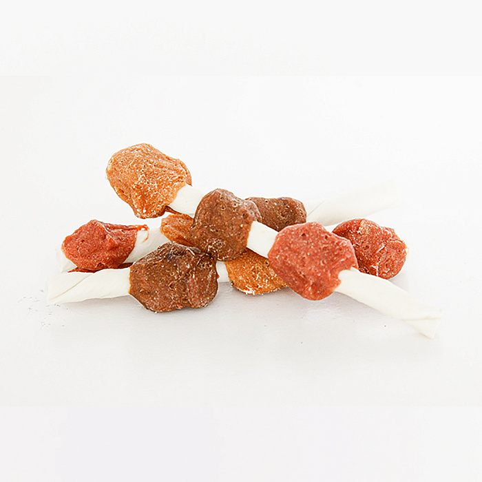 Wanpy Dog Лакомство для собак «мясные шашлычки на жевательной шпажке» 100 г