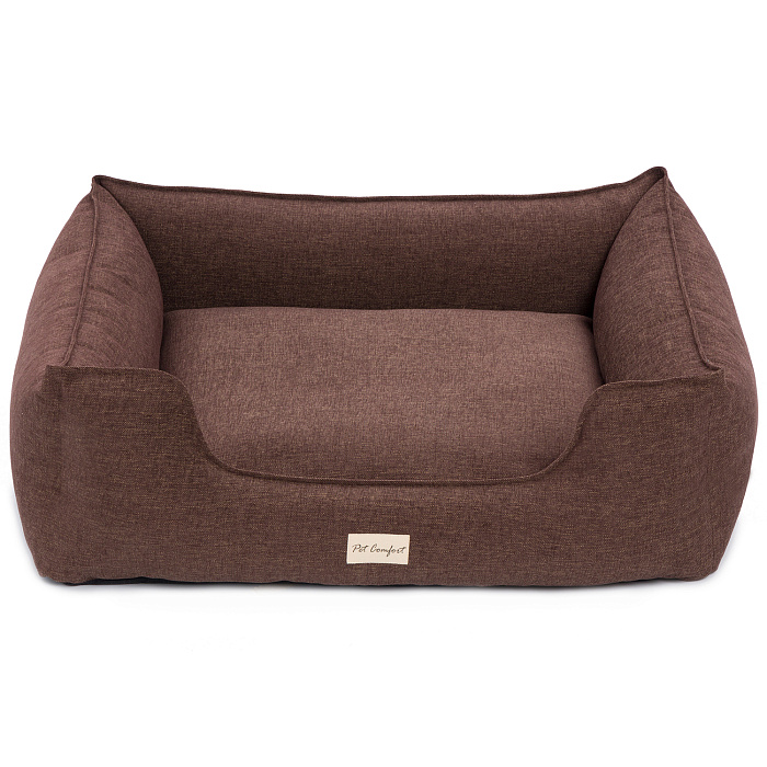 Лежанка Pet Comfort для собак крупных пород, Alpha Mirandus 19, размер L 85х105 см, коричневый СКИДКА 50%