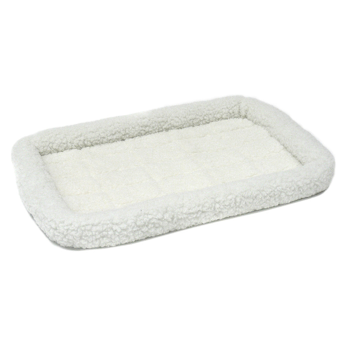 Лежанка MidWest Pet Bed для собак и кошек флисовая 60х45 см, белая СКИДКА 20%