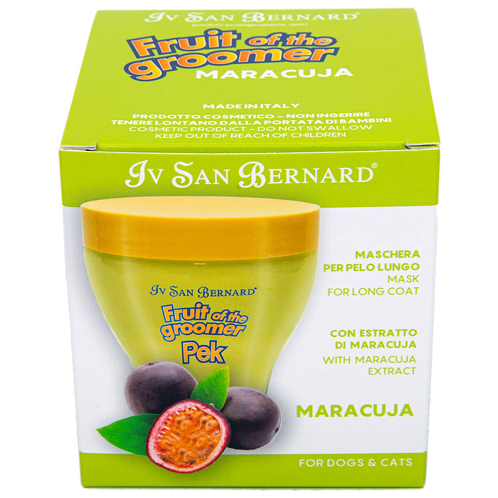 ISB Fruit of the Groomer Maracuja Восстанавливающая маска для длинной шерсти с протеинами 250 мл СКИДКА 40%