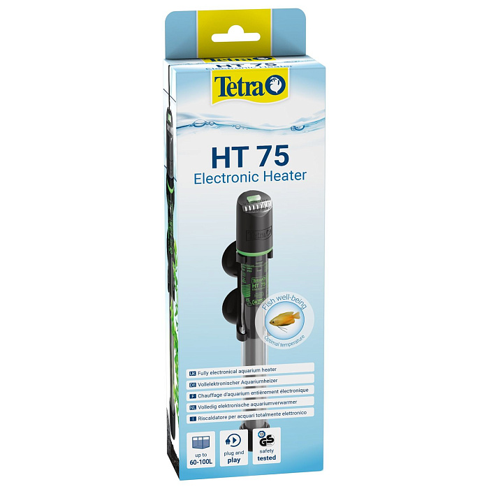 Нагреватель электронный Tetra HT 75 Bт для аквариумов 60-100л