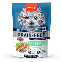 Сухой корм Wanpy Dog беззерновой с ягненком для щенков 500 г
