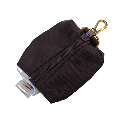 Футляр для пакетиков one size шоколад (8х6х3,5 см)