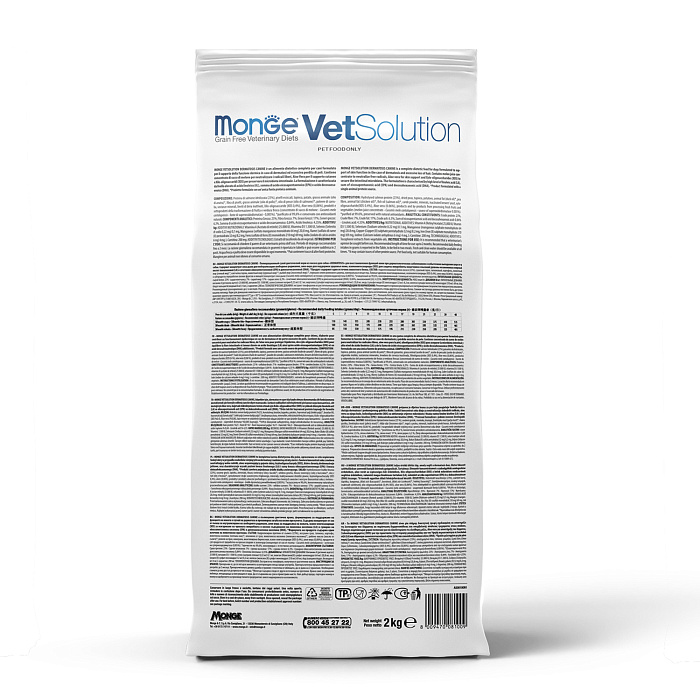 Диетический корм Monge VetSolution Dog Cardiac Кардиак для собак при заболеваниях сердца 2 кг