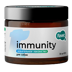 Favet Функциональное лакомство FerrumActive Soft Chews для иммунитета для собак, 120г