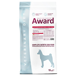Диетический корм AWARD VETERINARY DIET GASTROINTESTINAL LOW FAT для взрослых собак при заболеваниях желудочно-кишечного тракта 10 кг