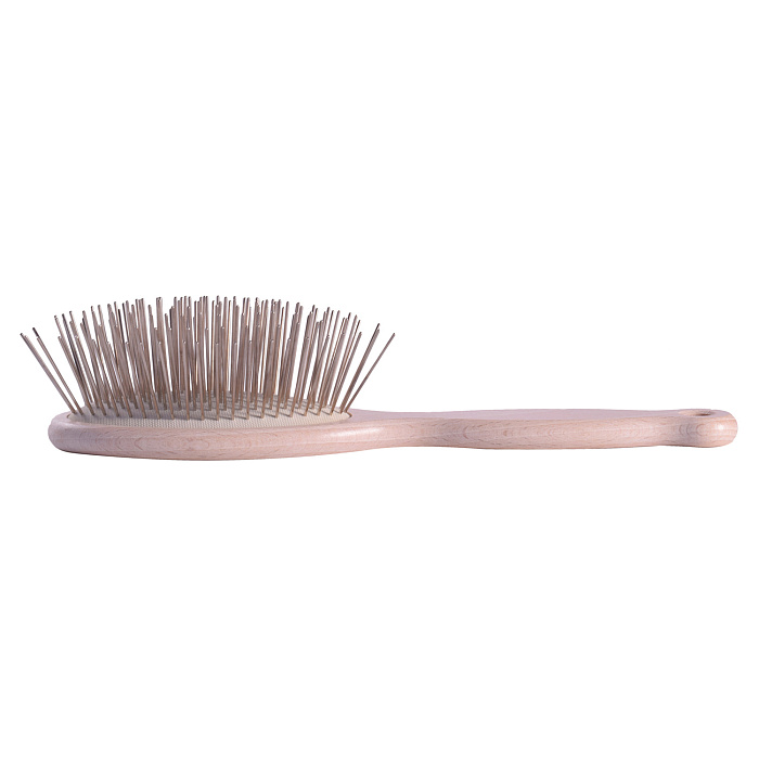 1 All Systems Pin brush массажная щетка овальная зубцы 35 мм (бел.)