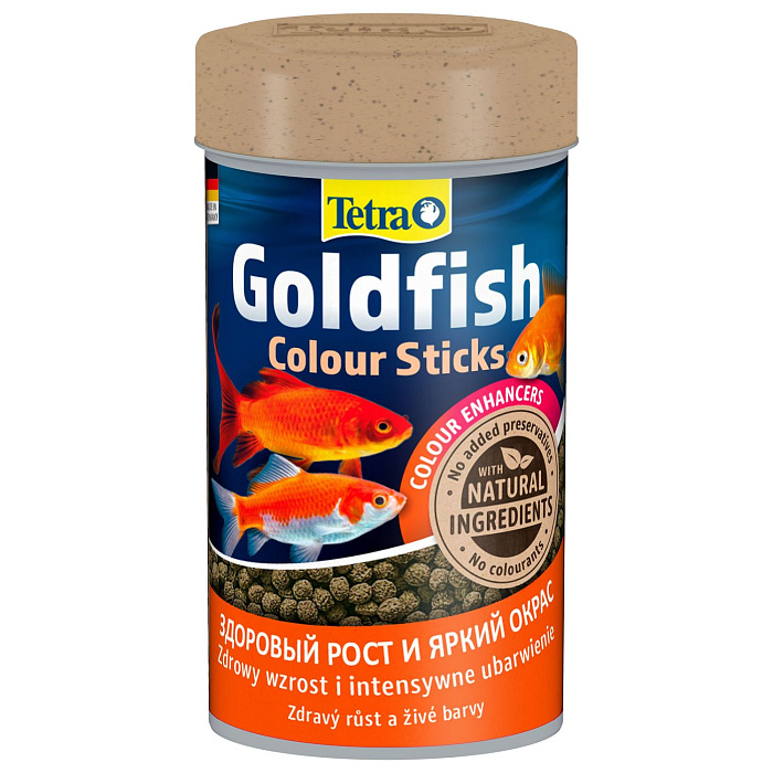 TetraGoldfish Colour Sticks корм в палочках для улучшения окраса золотых рыбок 100 мл