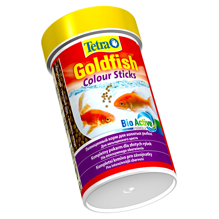 TetraGoldfish Colour Sticks корм в палочках для улучшения окраса золотых рыбок 100 мл