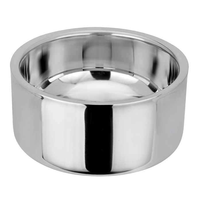 Миска Mr.Kranch из нержавеющей стали Straight Line Bowl 2200 мл нескользящее основание СКИДКА 40%