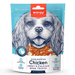 Wanpy Dog Лакомство для собак «Косточки из курицы» 100 г
