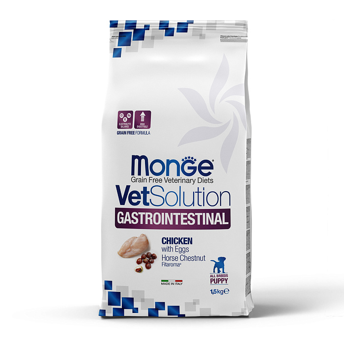 Диетический корм Monge VetSolution Dog Gastrointestinal Гастроинтестинал для щенков 1,5 кг