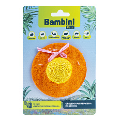 Игрушка Bambini Pets для грызунов "Шляпка" из люфы.