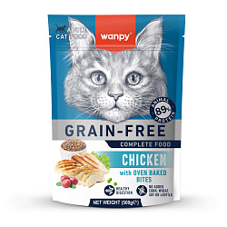 Сухой корм Wanpy Cat беззерновой с курицей для взрослых кошек 500 г