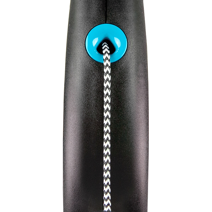 flexi рулетка Black Design XS (до 8 кг) 3 м трос черный/голубой