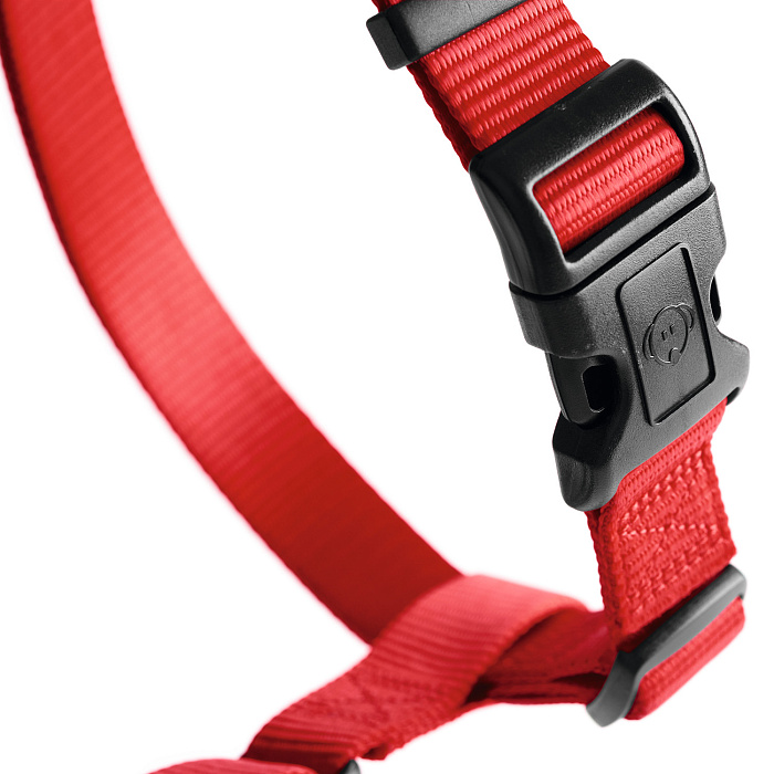 Hunter Smart шлейка для собак Ecco Sport S (30-45 / 33-54 см) нейлон красная