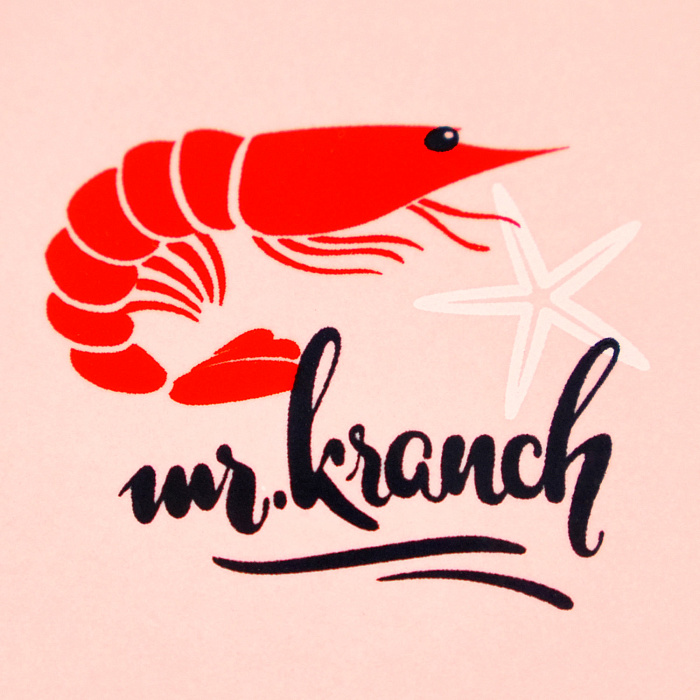 Миска Mr.Kranch керамическая для кошек 200 мл Креветочка розовая