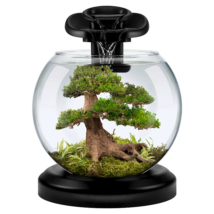 Tetra Cascade Globe Duo Waterfall аквариумный комплекс черный 6,8 л СКИДКА 60%