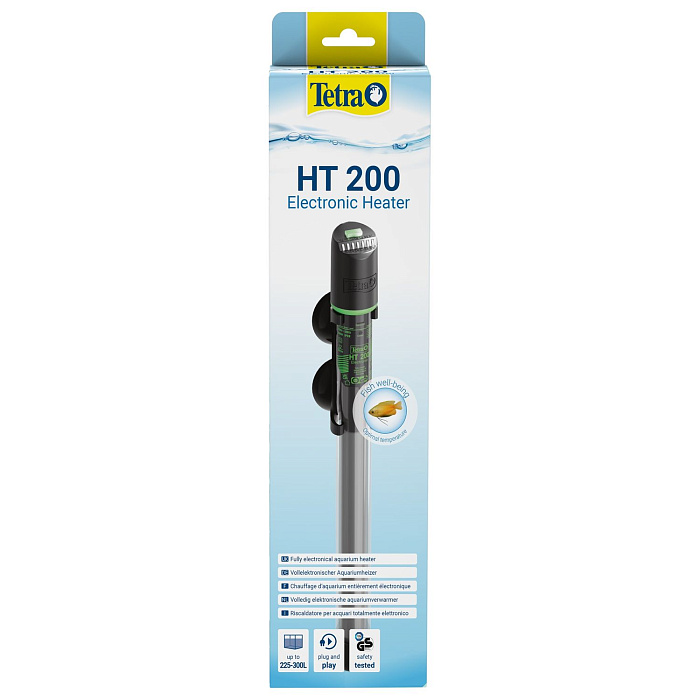 Нагреватель электронный Tetra HT 200 Bт для аквариумов 225-300л