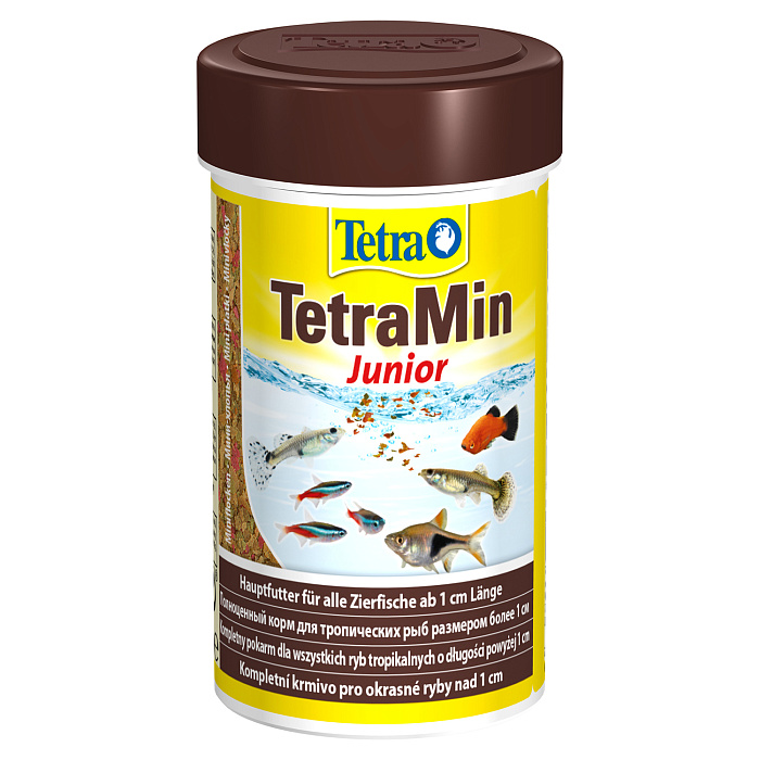 TetraMin Junior корм в хлопьях для молоди рыб 100 мл