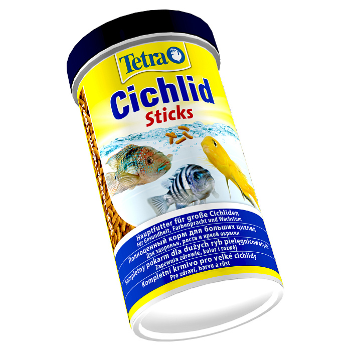 TetraCichlid Sticks корм для всех видов цихлид в палочках 500 мл