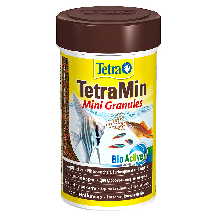 TetraMin Mini Granules корм в mini гранулах для молоди и мелких рыб 100 мл