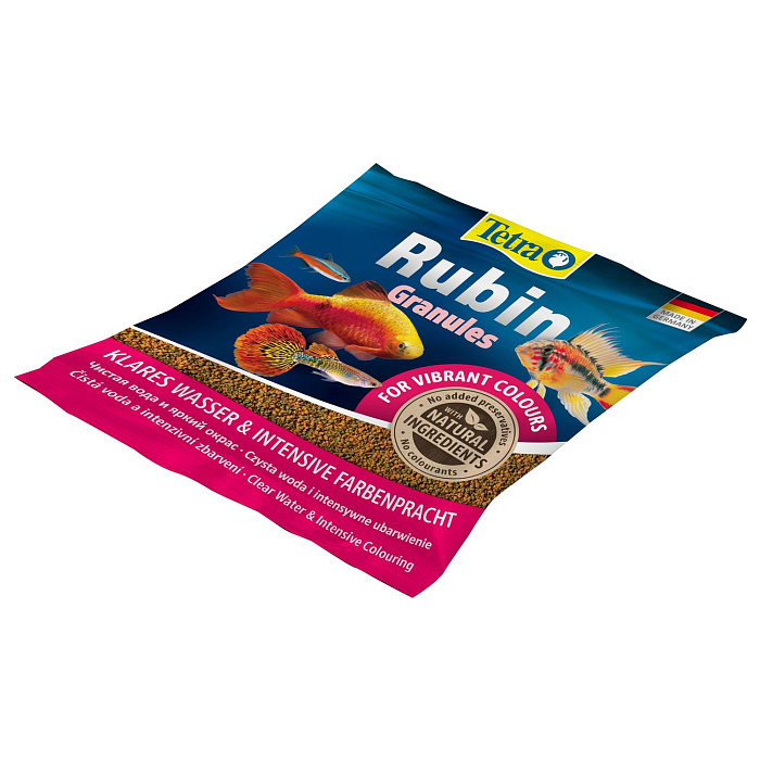 TetraRubin Granules корм в гранулах для улучшения окраса всех видов рыб 15 г (sachet)
