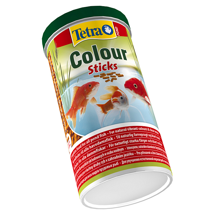 Tetra Pond Color Sticks корм для прудовых рыб палочки для окраски 1 л