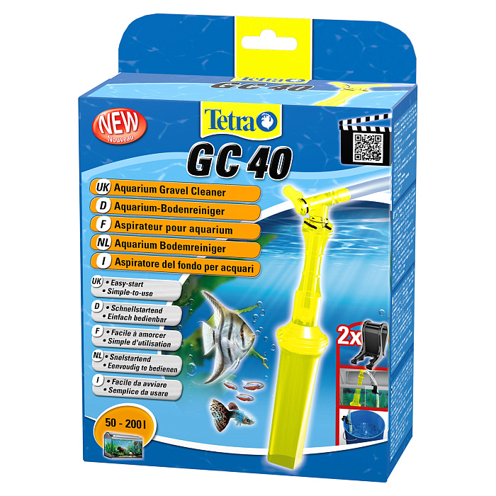 Tetra GC 40 грунтоочиститель (сифон) средний для аквариумов от 50-200 л СКИДКА 50%