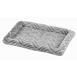 Лежанка MidWest Deluxe Wave Bed для собак и кошек меховая 56х44,5х6,5 см, цвет песочный