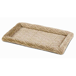 Лежанка MidWest Deluxe Wave Bed для собак и кошек меховая 85,5х56,5х8,5 см, цвет песочный