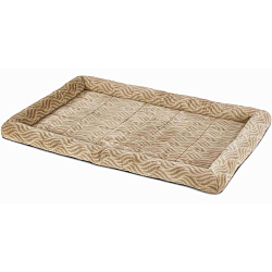 Лежанка MidWest Deluxe Wave Bed для собак и кошек меховая 133,2х96,5х11 см, цвет песочный