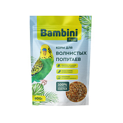 Корм Bambini Pets для волнистых попугайчиков, 800 г