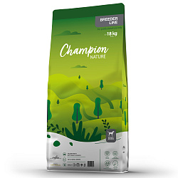 Сухой корм CRAFTIA CHAMPION NATURE SUPER для взрослых собак мелких и миниатюрных пород из лосося с мускатной тыквой 18 кг