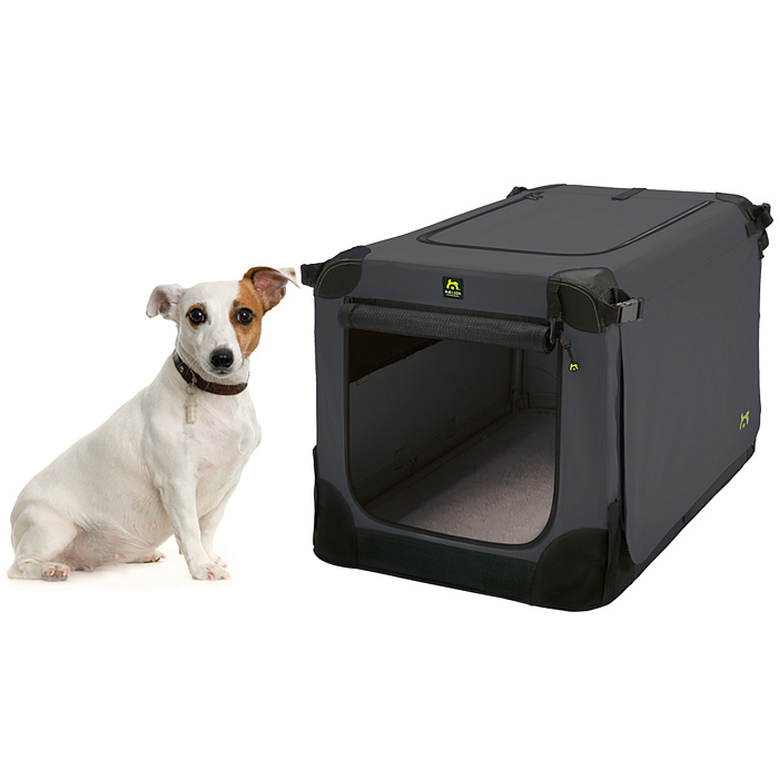 Maelson тканевая клетка кемпер Soft Kennel 62x41x41 антрацит СКИДКА 40%