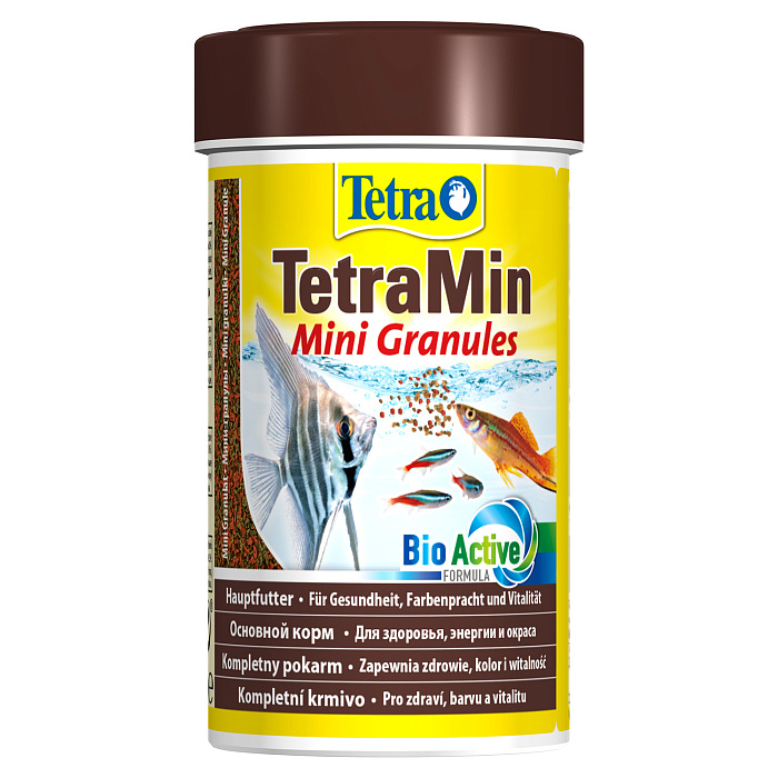 TetraMin Mini Granules корм в mini гранулах для молоди и мелких рыб 100 мл