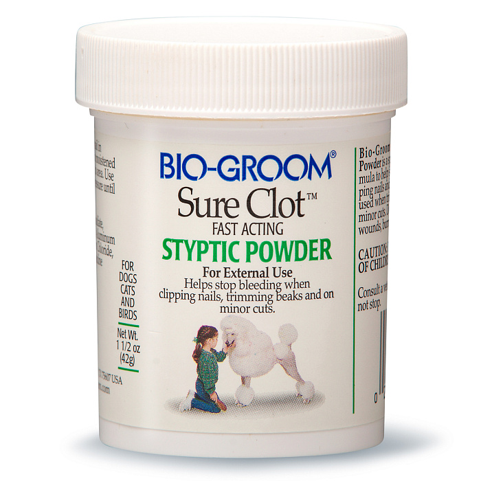 Bio-Groom Sure Clot кровоостанавливающая пудра 42 г